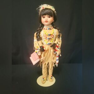 Native American Kingstate Porcelain Doll